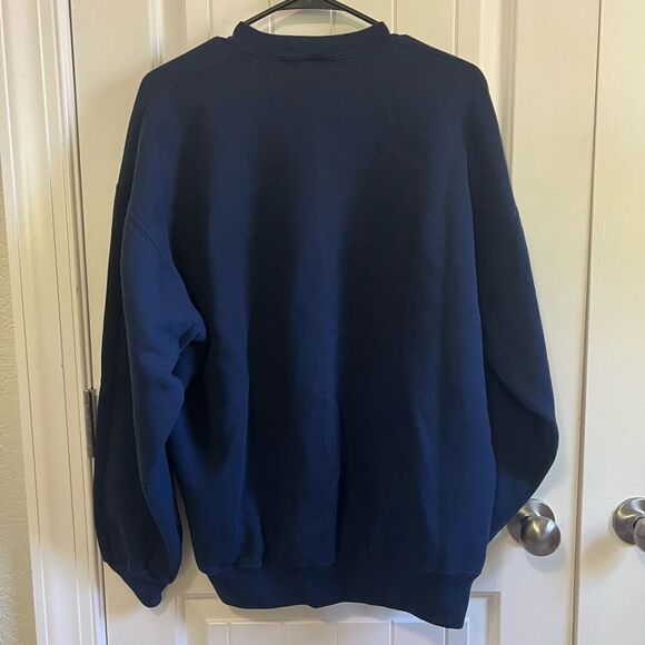 5/$25 Men’s Vintage Navy Blue Sweats - Picture 3 of 11